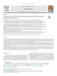 Dupont pro shield tyvek ty120s medium collared coverall ppe full body suit. Pdf Critical Review Of The Role Of Ppe In The Prevention Of Risks Related To Agricultural Pesticide Use