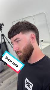 Messy Top Haircut with Fade and Beard