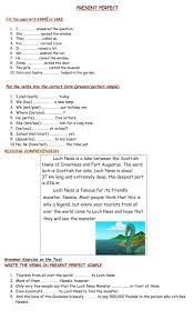 Present Perfect Interactive And Downloadable Worksheet You Can Do The Exercises Online Or Download The Present Perfect English As A Second Language Worksheets