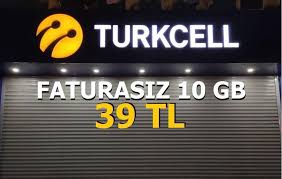 turkcell faturasiz 10 gb paketi 39 tl internet bilgi yaz