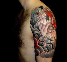 Traditional Japanese Wolf Tattoo Wolf Tattoos Wolf Tattoo Meaning Wolf Tattoo