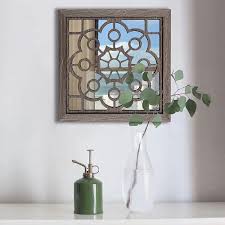 Get inspired with our accent wall ideas in wood, slats, patterns, tiles, marble, upholstered headboards, pendant lighting and wallpaper. Buy 2pcs Square Of Wall Mirror Barn Wooden Color Of Decorative Mirrors Rustic Farmhouse Accent Mirrors Entry Mirrors For Bedroom Applicable To Living Room Kitchen Bedroom Wall Decorate 12x12 Online In Poland B08zk1y763