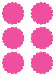 Free Scallop Circle Template Printables Seshalyn S Party Ideas Circle Template Crafts Diy Template