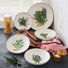 Italian Herb Pasta Bowls Set Of 5 Sur La Table Pasta Bowls Pasta Bowl Set Italian Herb