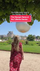 Get up close to the Olympic Flame at the Tuileries Garden in Paris