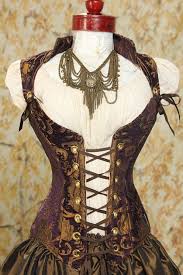 Purple And Gold Medallion Courtier Corset By Damsel In This Dress Damsel In This Dress Fashion Jewlery Corset Outfit