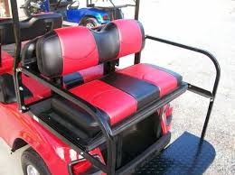 Club Car Precedent Golf Cart Vinyl Seat Covers Front And Rear Staple Blk Rd Seat Covers Golf Carts Vinyl