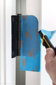 I decided to paint the front door without taking it off the hinges or even removing the hardware because that is the fastest and easiest way. How To Paint A Door My Best Tips For Painting Interior Doors Driven By Decor