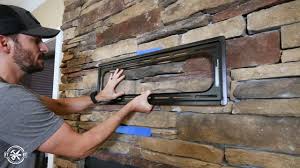 Mounting a tv above stone fireplace produces a beautiful centerpiece and opens up table space. Mounting A Tv Above A Fireplace With Full Video Tutorial Fixthisbuildthat