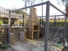 Barbeku Modeli Traverten Barbeku Bahce Ocagi Bahce