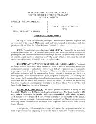 IN THE UNITED STATES DISTRICT COURT FOR THE MIDDLE DISTRICT OF ALABAMA  EASTERN DIVISION UNITED STATES OF AMERICA ) ) v. ) CASE N
