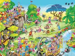 They feature fun puzzles of all types that'll keep you entertained. Golf Safari 300 Pieces Ceaco Puzzle Warehouse