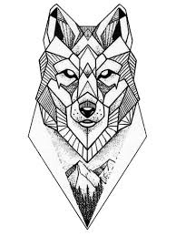 Pin By Miles Tuning On Design In 2020 Geometric Wolf Tattoo Geometric Drawing Geometric Wolf