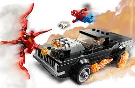 Carnage 76173 collectible building toy for kids, new 2021 (212 pieces) 4.8 out of 5 stars 1,048 $16.00 $ 16. Spider Man Und Ghost Rider Vs Carnage 76173 Spider Man Offiziellen Lego Shop De