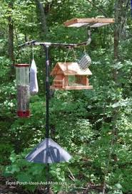 Diy Bird Feeder Pole System Pin On Birds