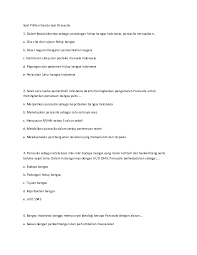 Sebagai sebuah dasar negara, pancasila memuat sebuah nilai dasar, yaitu. Doc Soal Pilihan Ganda Bab Pancasila Selviana Sinaga Academia Edu