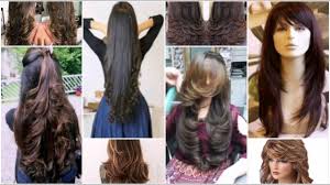 This is a beautiful curly hairdo for over 50 women with long hair. Long Hair Cutting Ideas Top 50 Layer Haircut Front And Back Layerss Youtube