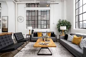Iris studded storage ottoman available in various colours; Hard Loft Living Is On Offer At Toronto S Wrigley Building The Spaces