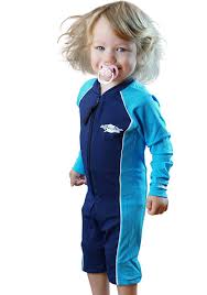 Purchase sun protective clothing for baby girls and toddlers at coolibar. Baby Toddler Uv Protective Swim Suit Long Sleeves Stingray Sizes 6 Mos To 3t Solartex Sun Gear