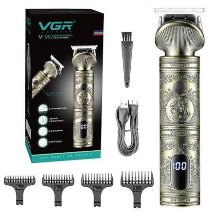 VGR V-962 Metal Professional Hair Beard Clipper For Men Grooming Recha – AzeemCentre