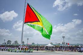 The proportions of the national. Members Of The Guyana Defence Force Hoist The Golden Arrowhead Stabroek News