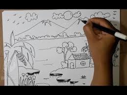  Gambar Pemandangan Gunung Kartun Teman Temanku Bilang Kalau Aku Bermobil Pasti Banyak Awek Yang Dengan Sukahati Menempel Padaku Ada Gambar Pemandangan Sketsa