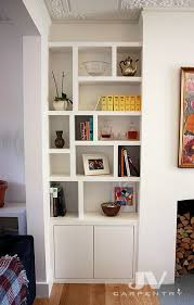 These Contemporary Alcove Units Were Made For Modern Property In Wandsworth South West London They Are Ar Living Room Shelves Alcove Cabinets Alcove Shelving