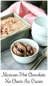 Mexican Hot Chocolate No Churn Ice Cream Chocolate Mexicanchocolate Icecream Mexican Hot Chocolate Frozen Dessert Recipe Mexican Hot Chocolate Ice Cream