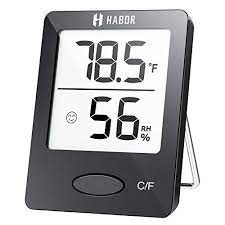 Product title digital lcd thermometer hygrometer humidity meter ro. Review For Habor Hygrometer Indoor Thermometer Humidity Gauge Room Thermometer Indoor Accurate Mini Wall Digital Hygrometer Temperature Humidity Monitor Meter For Home Office Greenhouse