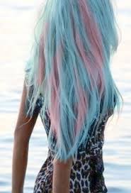 Pink And Blue Cotton Candy Hair Look Cool Pretty Cotton Candy Hair Hair Looks Candy Hair