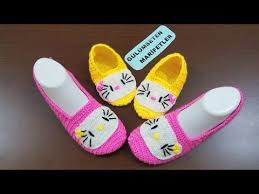 Hello Kitty Bebek Patik Modeli Yapimi Youtube Hello Kitty Tig Isleri Patikler