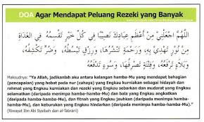 Rezeki tak akan pernah tertukar berkah itu yg harus dikejar walau pun sedikit. Doa Dan Amalan Agar Diturunkan Rezeki Dari Langit Laut Dan Bumi