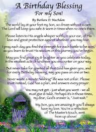Blessing Birthday Prayer For Son A Birthday Blessing For My Son Sister Poems Birthday Prayer Birthday Poems