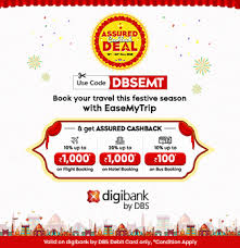 The bank was founded in 1968 but the. Travel Unlimited With Easemytrip Get Upto Rs 1 000 Assured Cashback By Digibank By Dbs