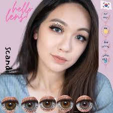 Jual ORIGINAL SOFTLENS PRINCESS SCANDI GREY HAZEL LIGHT GREY AQUA OLIVE