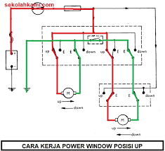 Rangkaian kabel power window mobil. Rangkaian Kelistrikan Sistem Power Window Dan Cara Kerjanya Sekolah Kami