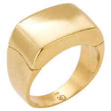 Degs Sal Men S Flat Top Band Ring Gold Size 6 115 Liked On Polyvore Featuring Men S Fashion Men S Je Mens Gold Band Mens Band Rings Mens Gold Rings