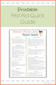 A Free Printable First Aid Guide Brownie Scouts First Aid