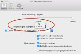Conversion Of Signal Strength In Dbm To Percentage In Wifi