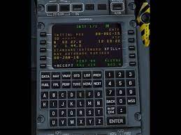 Q400 Flight Bhx Jer Flight Management System Departure Setup Youtube