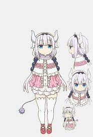 But, who's the cutest dragon (or human) of them all? Preview And Character Designs Offer A Look At Miss Kobayashi S Dragon Maid Tv Anime Miss Kobayashi S Dragon Maid Anime Character Design Character Design