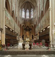 Cathedrale Saint Sauveur De Bruges Belgique Le Choeur Bruges Belgique Bruges Cathedrale Saint Sauveur