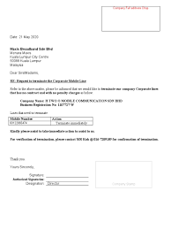 Get your questions on maxis fibre broadband answered from out faqs. Letter Of Termination H2o