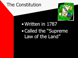 The supreme court has played a vital role in shaping american laws, upholding rights, and balancing the powers of the other two branches of government. The United States Of America Constitution The Constitution Written In 1787 Called The Supreme Law Of The Land Ppt Download