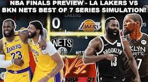 Los angeles lakers wing wesley matthews will miss his team's road game against the brooklyn nets on saturday with right achilles tendon tightness, the team announced. 2021 Brooklyn Nets Vs Los Angeles Lakers Nba Finals Preview Simulation Nba2k21 Next Gen Youtube