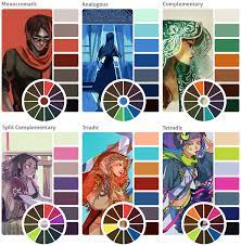 Warm and cool hues are combined in this colorful yet not overwhelming palette. Guide To Creating Color Schemes Art Rocket
