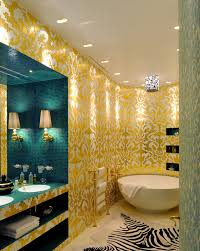Sheet vinyl floor, circa 1977. Gold Bathroom Floor Tiles Novocom Top