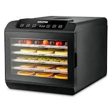 Gourmia Gfd1680 Premium Countertop Food Dehydrator 6 Drying Shelves Digital Thermostat Preset Tempe Dehydrator Recipes Free Recipe Book Food Dehydrator Machine