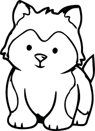 These spring coloring pages are sure to get the kids in the mood for warmer weather. Husky Puppy Para Colorear Imprimir E Dibujar Dibujos Colorear Com