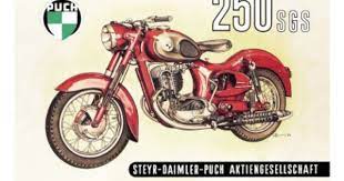 Austro Steyr Daimler Puch 250 Road Racer Puch Vintage Posters Vintage Cars